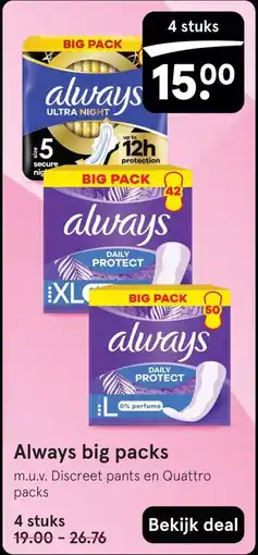 Etos Always big packs aanbieding