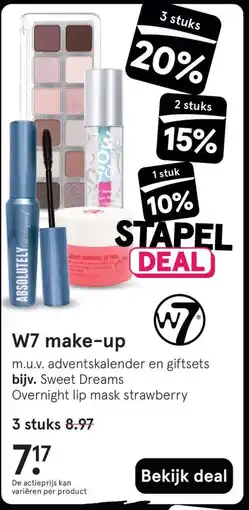 Etos W7 make up aanbieding