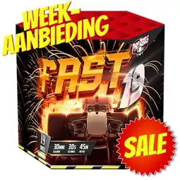 Huisman Vuurwerk Fast 19 Weekaanbieding aanbieding