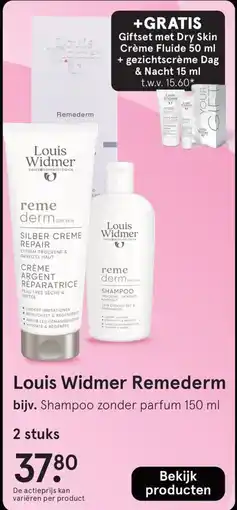 Etos Louis Widmer Remederm aanbieding