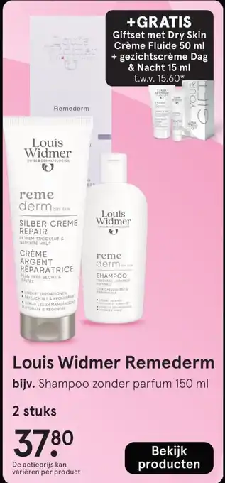 Etos Louis Widmer Remederm aanbieding