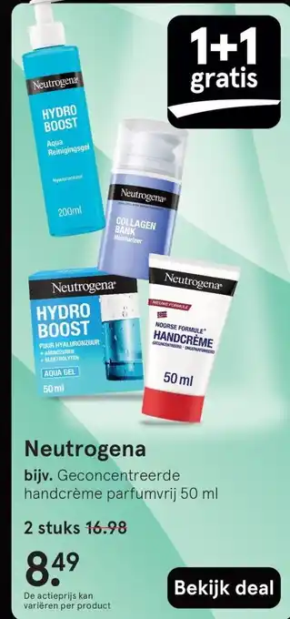 Etos Neutrogena aanbieding