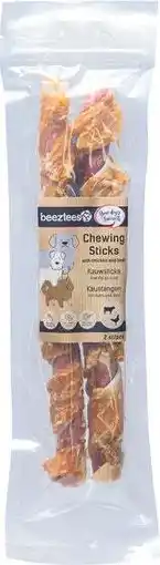 Intratuin Beeztees kauwstaaf kip/rund 25 cm 2 stuks aanbieding