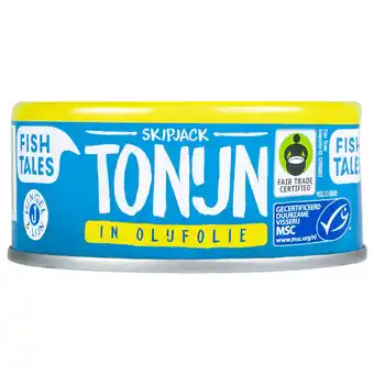 Dekamarkt Fish Tales Tonijn in olijfolie aanbieding
