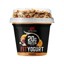 Dekamarkt XXL Fit High protein yoghurt to go perzik aanbieding