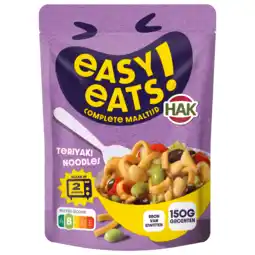 Dekamarkt Hak Easy eats teriyaki noodles aanbieding