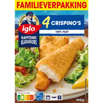 Dekamarkt Iglo Kapiteins Klassiekers Crispino 4 stuks aanbieding