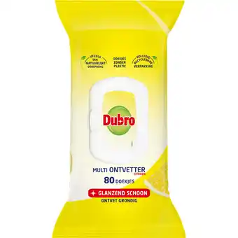 Dekamarkt Dubro Multi ontvetter doekjes citroen aanbieding