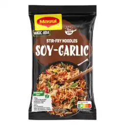 Dekamarkt Maggi Roerbaknoedels ketjap knoflook aanbieding