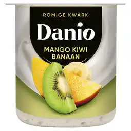 Dekamarkt Danio Romige kwark mango kiwi banaan aanbieding