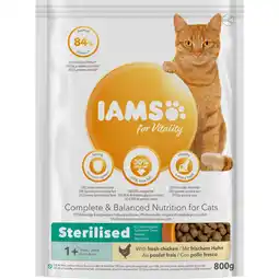 Dekamarkt Iams Kattenvoer vitality met verse kip aanbieding