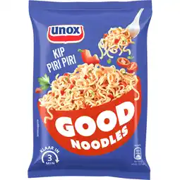 Dekamarkt Unox Good noodles kip piri pir aanbieding