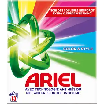 Dekamarkt Ariel Wasmiddel poeder color 13 wasbeurten aanbieding