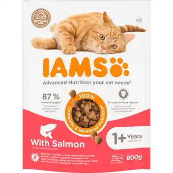 Dekamarkt Iams Kattenvoer vitality adult met zalm aanbieding