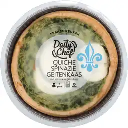 Dekamarkt Daily Chef Quiche spinazie geitenkaas aanbieding