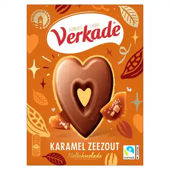 Dekamarkt Verkade Chocolade hart karamel/zeezout aanbieding