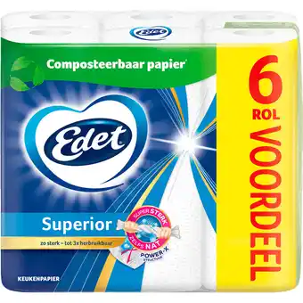 Dekamarkt Edet Keukenpapier 6 rol aanbieding