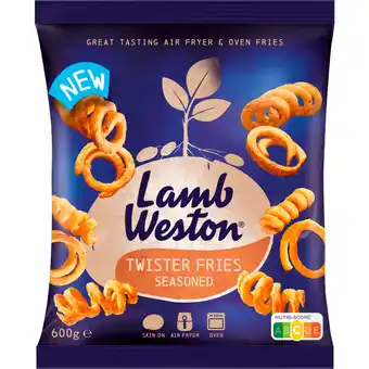Dekamarkt Lamb Weston Twister fries seasoned aanbieding