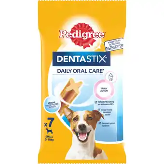 Dekamarkt Pedigree Hondensnacks dentastix mini 7 stuks aanbieding
