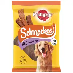 Dekamarkt Pedigree Hondensnacks schmackos multi mix 20 stuks aanbieding