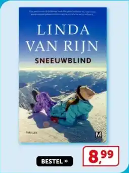 Boekenvoordeel LINDA VAN RIJN SNEEUWBLIND aanbieding