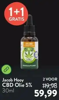Holland & Barrett CBD Olie 5% aanbieding