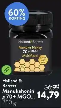 Holland & Barrett Manukahoning 70+ MGO Multifloraal aanbieding