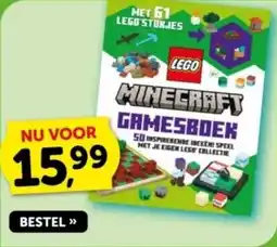 Boekenvoordeel MINECRAFT GAMESBOEK aanbieding