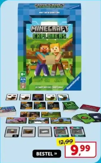 Boekenvoordeel MINECRAFT EXPLORERS aanbieding