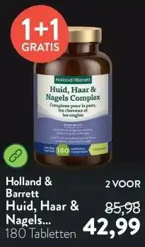 Holland & Barrett Huid, Haar & Nagels Complex - 180 tabletten aanbieding