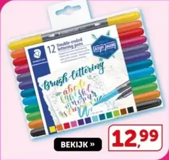 Boekenvoordeel Brush lettering aanbieding