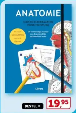 Boekenvoordeel ANATOMIE GIDS EN KLEURKAARTEN VOOR ZELFSTUDIE aanbieding