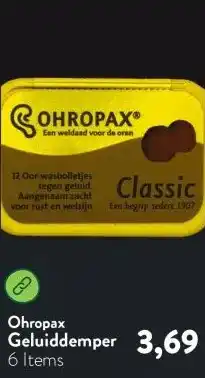 Holland & Barrett Geluiddemper aanbieding