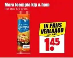 Dirk Mora loempia kip & ham aanbieding
