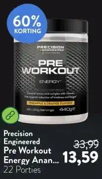 Holland & Barrett Pre Workout Energy Ananas & Sinaasappel - 440g aanbieding