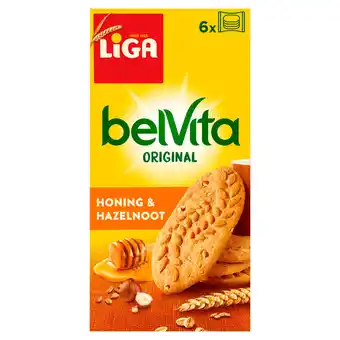 Dekamarkt Liga Belvita honing & hazelnoot 6 x 4 stuks aanbieding