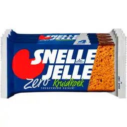 Dekamarkt Snelle Jelle Ontbijtkoek zero 4 stuks aanbieding