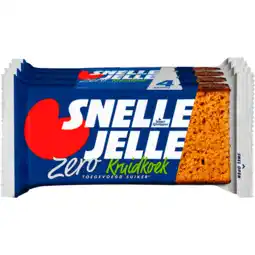 Dekamarkt Snelle Jelle Ontbijtkoek zero 4 stuks aanbieding