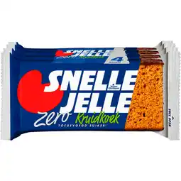 Dekamarkt Snelle Jelle Ontbijtkoek zero 4 stuks aanbieding