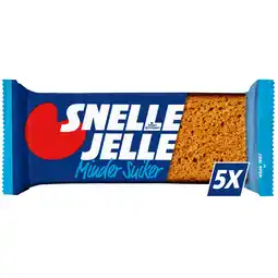 Dekamarkt Snelle Jelle Ontbijtkoek minder suiker 5 stuks aanbieding