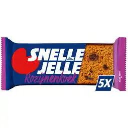 Dekamarkt Snelle Jelle Ontbijtkoek rozijnen 5 stuks aanbieding