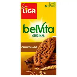 Dekamarkt Liga Belvita chocolade 6 x 4 stuks aanbieding