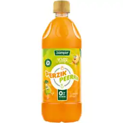 Dekamarkt Slimpie Kids limonadesiroop perzik peer aanbieding