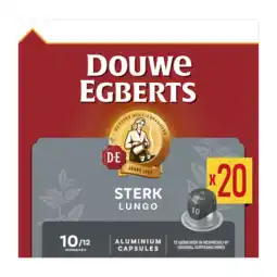Dekamarkt Douwe Egberts Koffiecups lungo extra intens 10 aanbieding