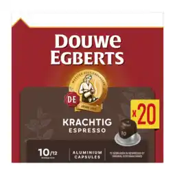 Dekamarkt Douwe Egberts Espresso Krachtig koffiecups voordeelpak aanbieding