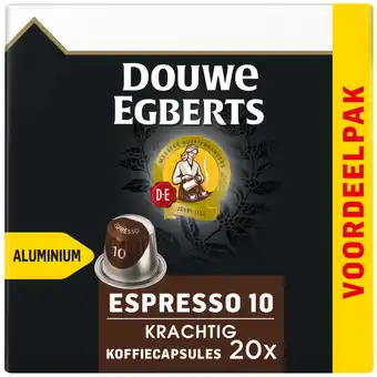 Dekamarkt Douwe Egberts Espresso Krachtig koffiecups voordeelpak aanbieding