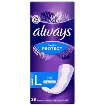 Dekamarkt Always Inlegkruisjes dailies fresh & protect large aanbieding