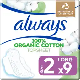 Dekamarkt Always Maandverband cotton protect long plus aanbieding