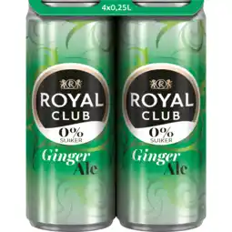 Dekamarkt Royal Club Ginger ale 0% aanbieding