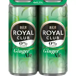 Dekamarkt Royal Club Ginger ale 0% aanbieding
